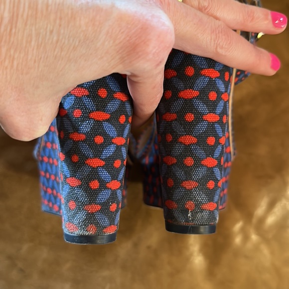 TORY BURCH Canvas Wedges - Picture 6 of 7